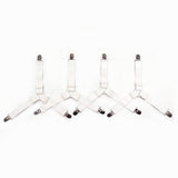 8 pcs Bed Sheet Straps Holders, Adjustable Non Slip Elastic Bedsheet Grippers Triangle Mattress Suspenders, Keep in Place Fitted Bed Sheet Holders for Corners, Mattress Cover Straps White