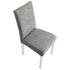 Dining Chair Covers,Dining Room Chair Covers Set of 4,Printed Chair Slipcover, Soft Removable Washable,Pet Friendly Furniture Protector Seat Cover,Universal Fit for Hotel,Banquet（Dark Gray Leaf）