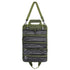 Tool Roll Bag, Heavy Duty Roll Up Tool Bag Organizer, Portable Visible Tool Storage Bag with 2 Detachable Tool Pouch (Green,oniy bag)