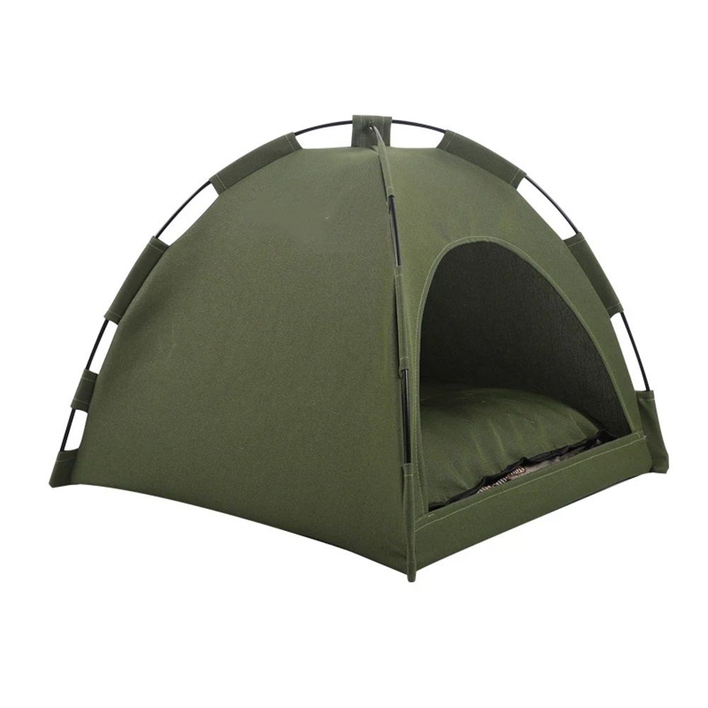 Cat Bed for Indoor Cats, Cat Houses, pet beds for cat and Small Dogs,Cat Tent, Kitten Bed, Cat Hut, Cat Cave with Removable Washable (Green,Tent only)