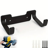 Hedge Trimmer Wall Mount Hanger for Hedge Trimmer ,Wall Mounted Holder, Storage Hook Bracket,Hook for Outdoor Power Tools (Black )