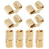 Hinge, 10mm Brass Invisible Hinge Pure Copper Hidden Concealed Hinge For DIY Jewelry Box,Gift Box, Worktops(8Pcs)