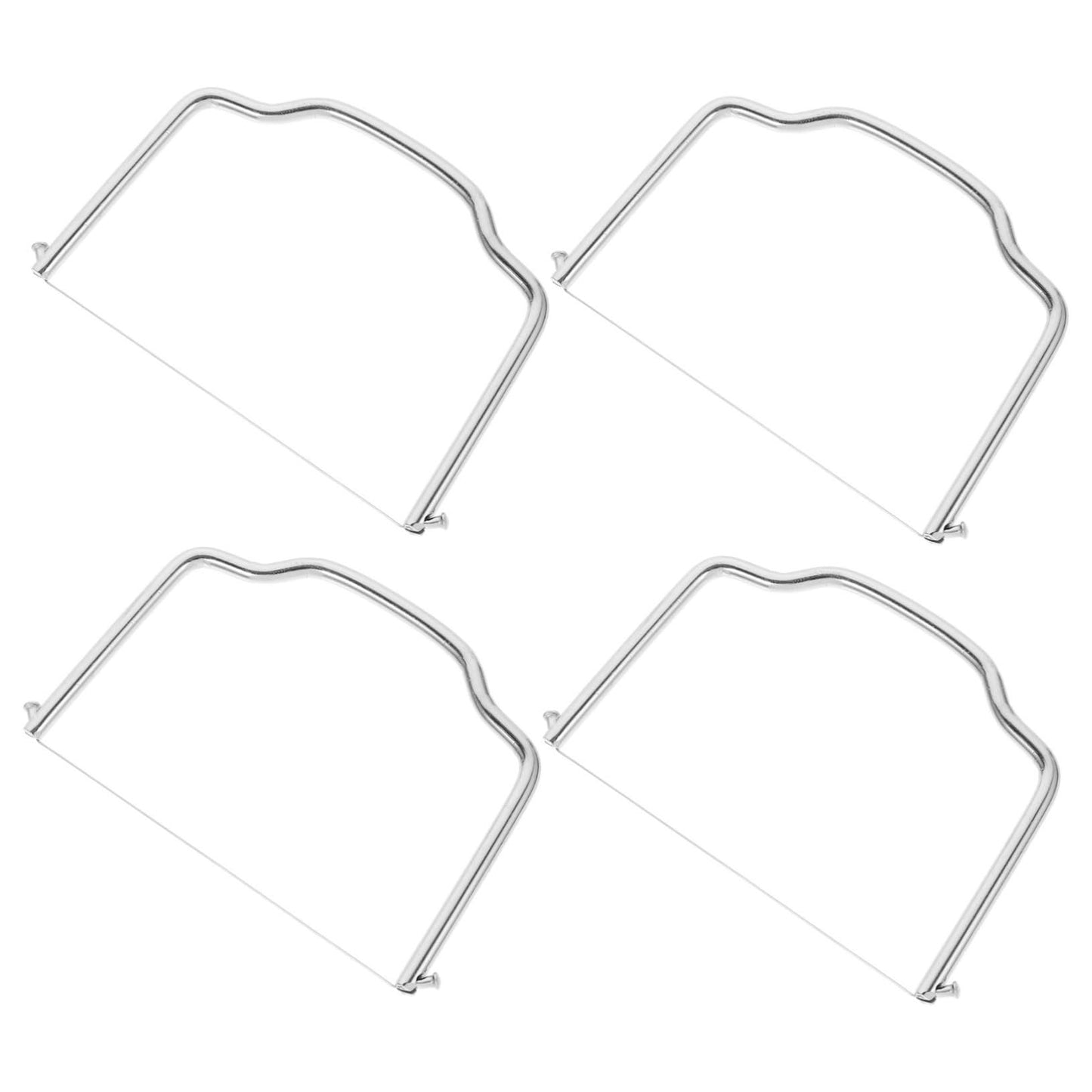 4pcs Stainless Steel Cheese Slicer Wire Cutters Block Cheese Slicer Easy to Use  multi-purpose butter knife cheese slicer