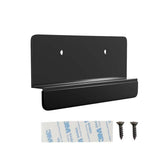 2Pack Under Cabinet Foot Pull with Adhesive and Screws,Hands Free Garbage Drawer Toe Foot Pull Opener Suitable for Kitchen Trash Cabinet Drawer (2Pack Black)