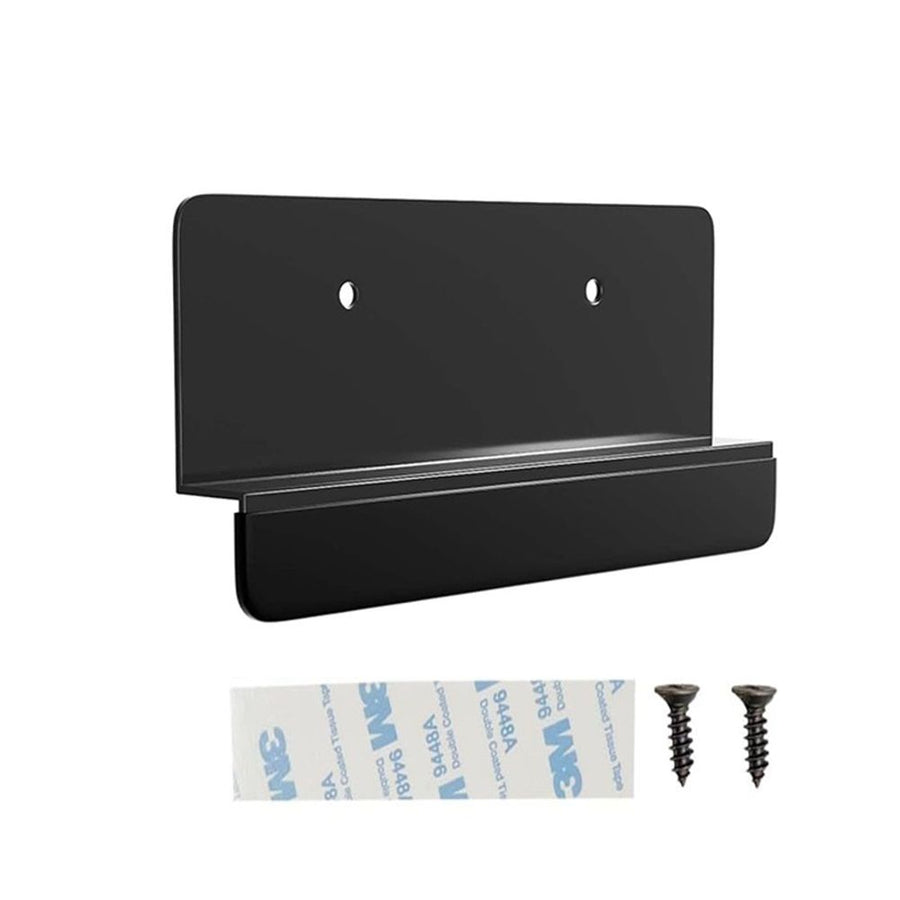 2Pack Under Cabinet Foot Pull with Adhesive and Screws,Hands Free Garbage Drawer Toe Foot Pull Opener Suitable for Kitchen Trash Cabinet Drawer (2Pack Black)