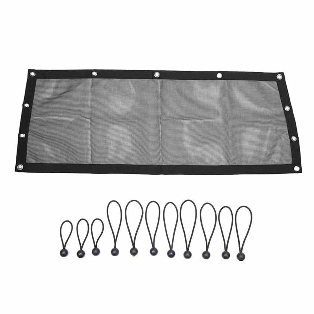Window Net Compatible Windshield, Airflow UTV Soft Rear Window Shields Against Debris 5 Min Installation Mesh Net