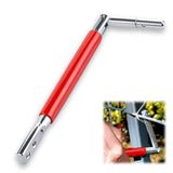 T-post Clips Tool Fixing Fence Clip and Wire Steel Bender T-post Handheld Twisting Tool, Multi Functional Bender