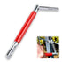 T-post Clips Tool Fixing Fence Clip and Wire Steel Bender T-post Handheld Twisting Tool, Multi Functional Bender
