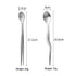 triangle Touch Tasting Spoon  Stainless Steel Spoon & Tweezers - Dishwasher Safe 2pcs