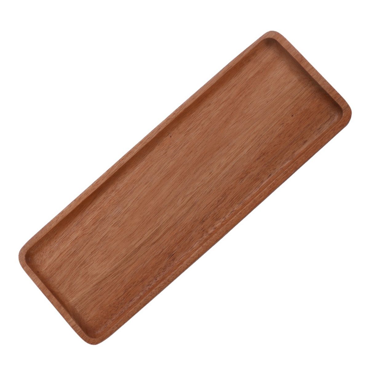 2pcs  Wood Platters Small 11.5"x4.2" Long Charcuterie Board Rectangle Decorative Tray Wooden Serving Platter for Food Appetizer Cake Plates Kitchen Dish Cheese Boards Rectangular