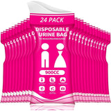 Disposable Urine Bag for Travel - 900ML Portable Pee Bags for Women Men 24 PCS Emergency Vomit Bags Urinal Toilet for Car Camping, Road Trip,Traffic Jam, Pregnant, Kid, Patient