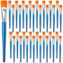0.78 inch Flat Paint Brushes for Acrylic Painting, 32 Pieces Large Acrylic Paint Brushes Bulk for Acrylic, Watercolor, Oil, Crafts, Face Body Art