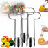 Red Bell Pepper Seed Corer,Stainless Steel Fruite Corer,Vegetable Corer Tool Cutter Pepper Seed Remover Tool,For Vegetables Fruit Corer Kitchen Gadget (4 PCS)