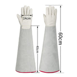 Cryogenic Gloves Low Temperature  Liquid Nitrogen Protective Gloves Cold Storage Safety Frozen Gloves  60cm