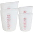 Silicone Measuring Cups (2 Cup + 1 Cup / 8 Once+16 Once) Flexible Measure Cups Chocolate Melting Squeeze Pour Baking Cup Dishwasher Safe BPA Free for Coffee Maker,Butter, 2X500 ML + 2X250 ML