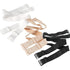 30 Pairs Bra Strap Replacement Elastic Adjustable Removable Multi Color（Black+White+Skin tone）Bra Straps Holder Racer Back Conceal Bra Straps Non-slip Elastic Cleavage Control,