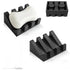Self Draining Soap Dish,Silicone Suction Cup Soap Holder, Bathroom Soap Dish for Bar Soap,Can Extend Soap Life,Bathroom, Bath Tub, Kitchen Sink Black - 2 Pack