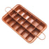 Brownie Pan with Dividers Nonstick Baking Pan for All Edge Brownies with Removable Divider, 2 in 1 Cake Pan + Brownie Baking Tray with 18 Pre-Cut Molds, Non-Toxic Oven/Dishwasher Safe