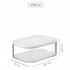 Cheese Box for Cheddar  with Transparent Lid, Airtight, Portable, BPA Free, Holds 68 oz/2000ml, 1 Count