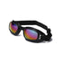 3pcs Dog Sunglasses Dog Goggles Wind Dust Fog Protection Eye Wear Pet Glasses with Adjustable Strap for Motorcycle Car Driving Bike Riding Hiking Swimming