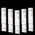 24 Pack Self Adhesive Power Strip Holder, Power Strip Holder Desktop Mobile Punch Free Socket Holder, Desktop Socket Fixer for Kitchen Home Office and Cable Management(White)