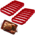 Good Silicone Roasting Racks, 2-Pack,Red, Silicone Roasting Racks Non Stick Easy-Clean Cooling Rack