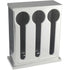 Utensil Dispenser, 3 Compartment Stainless Cutlery Organizer, Plastic Silverware Holder Caddy, Forks Spoons Knives Dispenser, Flatware Organizer for Restaurant Party Buffet Table Kitchen CounterTop