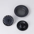 3 Pcs Kitchen Sink Drain Strainer and Stopper Stainless Steel Garbage Disposal Plug with Handle Universal Anti-Clogging Kitchen Sink Filter Sieve Basket Strainer(Black)