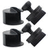 Tire Shine Applicator Brushes, Automotive Tire Dressing Applicator Brush, Storage Stand Included for Tire Detailing and Car Wash Kit, Black, 2.3 Inch Diameter, 2 Pack