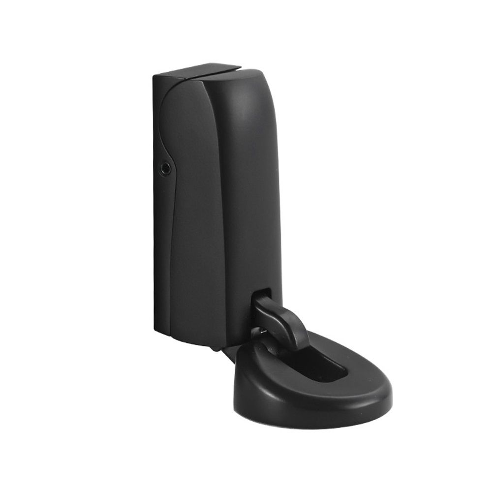 Hydraulic buffer door suction, Adjustable Door Holder, for Door Gaps up to in Height, floor suction, (Black, Hydraulic suction)