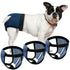 3Pcs  Dog Pants, Reusable Breathable Mesh Female Dog Diapers, Sanitary Pads, Adjustable Sanitary Briefs, Protective Trousers, Underwear for Female Dog in Heat（S navy blue）