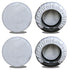 Tire Covers 4 Pack, Travel Trailer Camper Truck SUV Motorhome Waterproof Wheel Cover, Sun Rain Snow Protector, Fit 24-26 Inch Tire Diameter/Silver