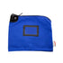 Locking Cash Bag with Keys  Bank Deposit Bag with Pop-Up Lock and ID Cardholder for Secure Money Storage Safe, Blue