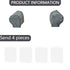 Waterproof Sofa Arm Slipcovers Stretch Armrest Covers for Chairs and Couch Soft Armrest Slipcover Anti-Slip Furniture Protector for Recliner and Armchairs Set of 2 Light Gray