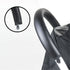 Leather Handle Sleeve Cover Compatible for ,Stroller Accessories,PU Sleeve Protect Case for  Armrest Bumper(Black)