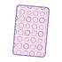 Portable Ironing Mat for Table Top Iron Pad for Countertop Thick Ironing Blanket Over The Door Steamer Pad Washer Dryer Heat Resistant Mat Travel Ironing Board (Red circle70_40cm)