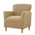 Armchair Slipcover 1-Piece Jacquard Accent Chair Covers with Arms Soft Waterproof Chair Slipcovers for Living Room Furniture Protector Office Reception Reading（khaki）
