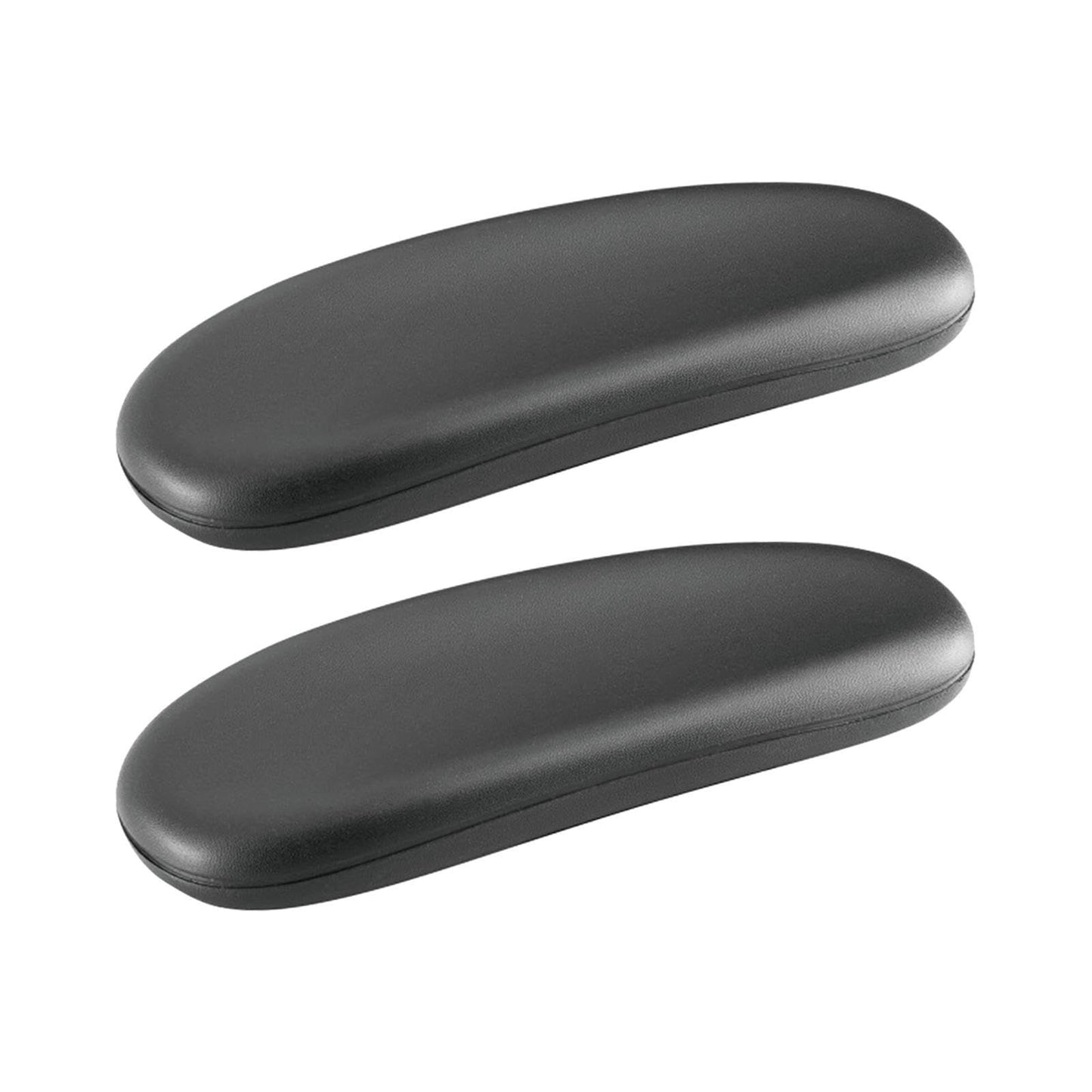 Office Chair Armrest Pads Replacement Fits Univeral Desk Chair Arms with Mounting Hole Patterns Screws, Desk Armrest Cover 25.5*9.5cm (Pack of 2)