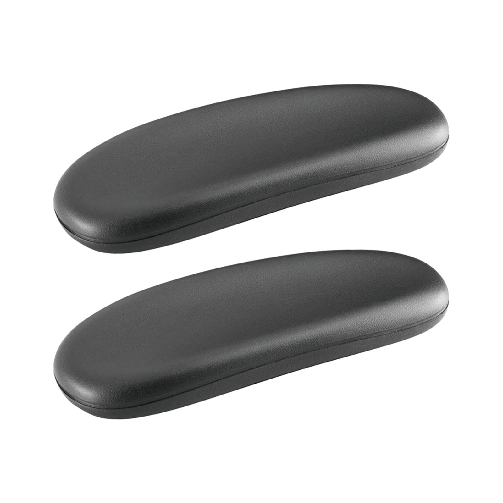 Office Chair Armrest Pads Replacement Fits Univeral Desk Chair Arms with Mounting Hole Patterns Screws, Desk Armrest Cover 25.5*9.5cm (Pack of 2)