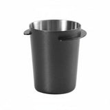 53mm Coffee Dosing Cup Stainless Steel Bar Dosing Powder Feeder Part DIY Coffee Machine Dosing Tool Accessory(53mm black)