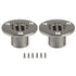 2pcs Small Boat Drain Floor Deck Drainage Cover Plug Scupper for Yacht Thru Hull Marine 316 Stainless Steel with Screws（22mm）