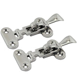 2pcs Heavy Duty 316 Stainless Steel Anti-Rattle Lockable Hold Down CLAMP Latch Locker Hatch Hardware