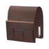 Sofa Armrest Organizer Non-Slip Bedside Armchair Caddy Storage Basket Bag Slip Resistant Couch Remote Control Holder Storage Bag for Cellphone,Tablet,Magazines,Glasses(Brown)