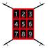 19.29 * 27.56in Clear Numbered Strike Zone,Adjustable and Durable Pitching Net with Strike Zone for Baseball&Softball Net,Applicable for Various Age Pitching Training