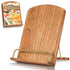 Beautiful Cookbook Stand for Your Kitchen Counter - Solid Wood Stand Easily Keeps Cook or Recipe Books Open for Convenient Cooking -