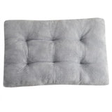 Deluxe Pet Beds, Super Plush Dog or Cat Beds Ideal for Dog Crates, Machine Wash & Dryer Friendly (Light Gray,55*40cm)