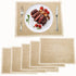 Placemats and Beige Lace Jute Rustic Farmhouse Table Mats Table Decor & One of Life&