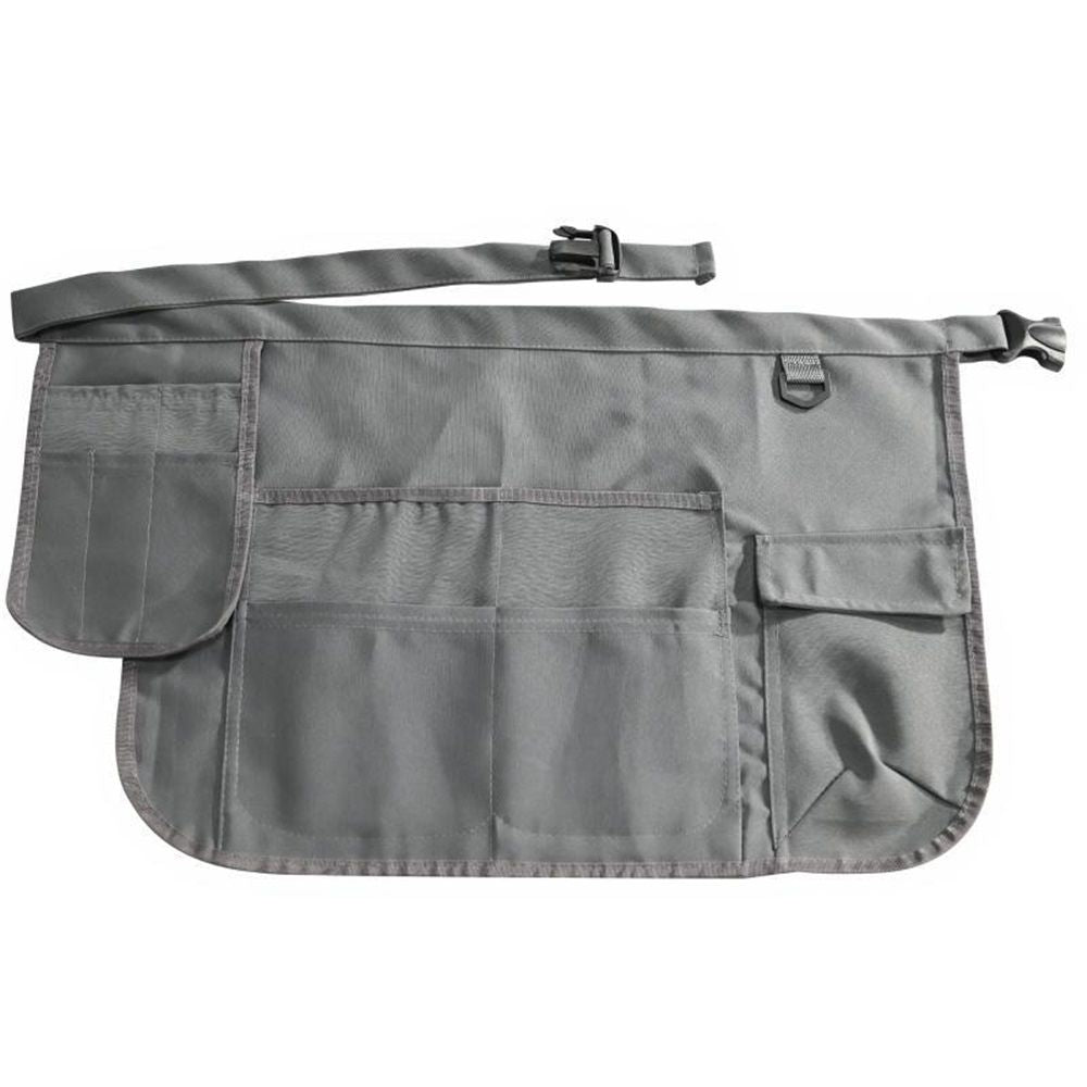 7-pocket waterproof professional cleaning apron. Specially designed for professional cleaners. Just like the clean storage waist bag around your waist（grey）