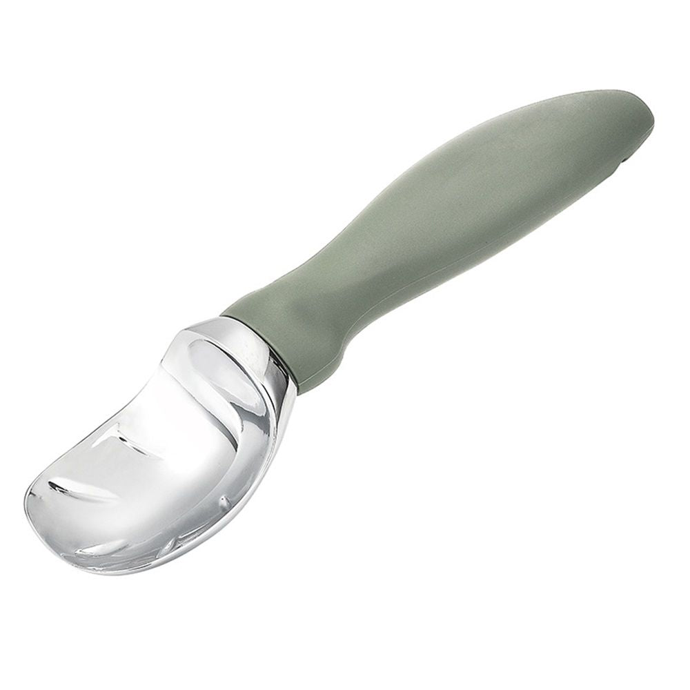 Ice Cream Scoop - Dishwasher Safe Metal Ice Cream Scooper, Heavy Duty Kitchen Tool with Soft Grip Anti-Freeze Handle, Perfect for Frozen Yogurt, Sorbet, (green)