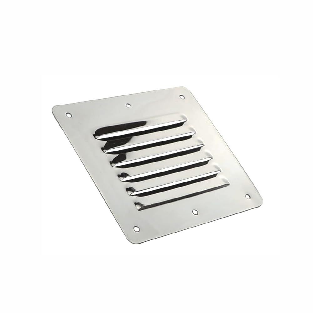 Vent Cover, 316 Stainless Steel Screen Air Grille Ventilation Cover HVAC Louvered Grill for Home Kitchen Bathroom Wall Ceiling